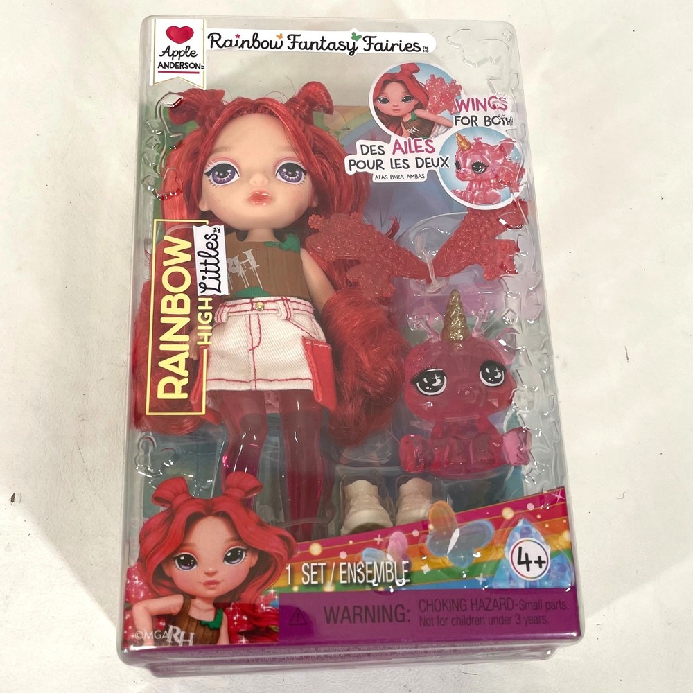 Rainbow High Littles Apple Anderson Rainbow Fantasy Fairies Doll Pet MGA 2025